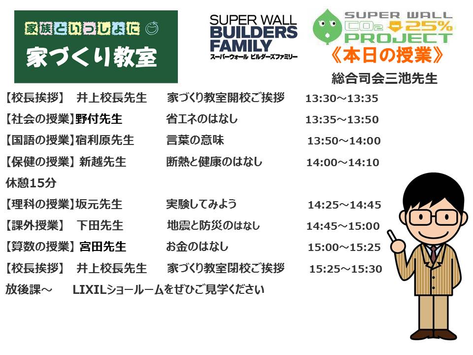 【表紙・当日レジュメ】2月26日南九州ＳＷ会家づくり教室